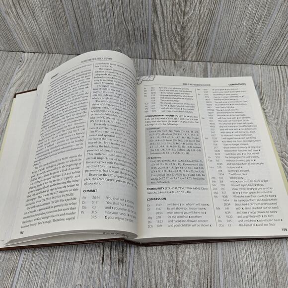 Zondervan All-In-One Bible Reference Guide Kevin Green Hardcover Concordance Top - Picture 9 of 11